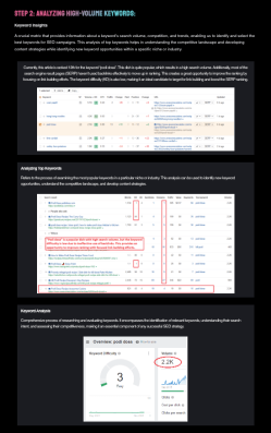 Backlinking results - 2